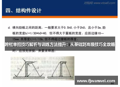 跨栏单招技巧解析与训练方法提升：从基础到高级技巧全攻略